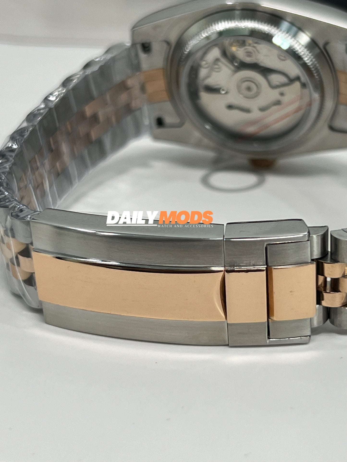 Two-Tone RG Datejust Pink Stick