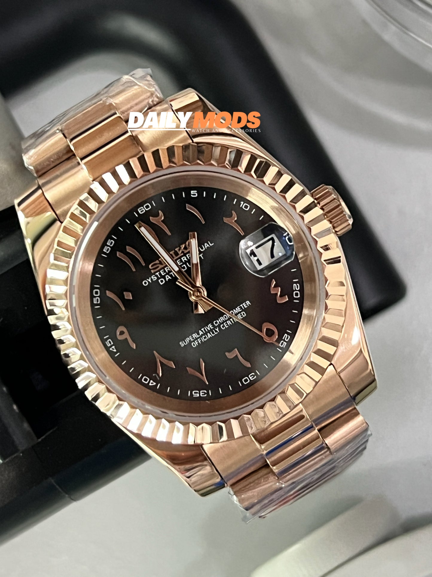 RG Datejust Black Arabic