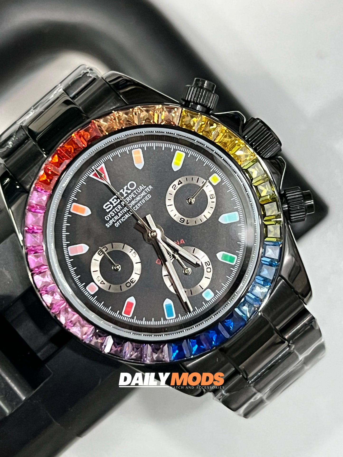 Stealth Black Daytona Rainbow