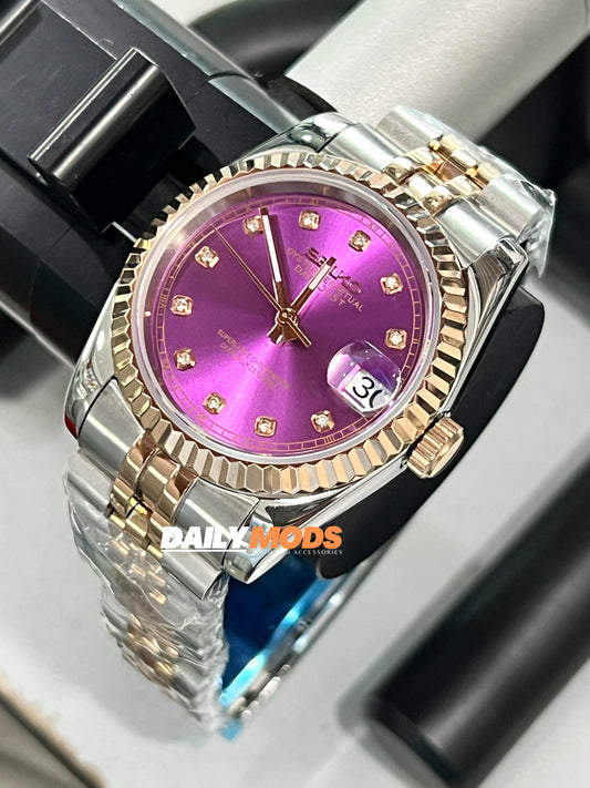 Two-Tone DJ Purple Stud