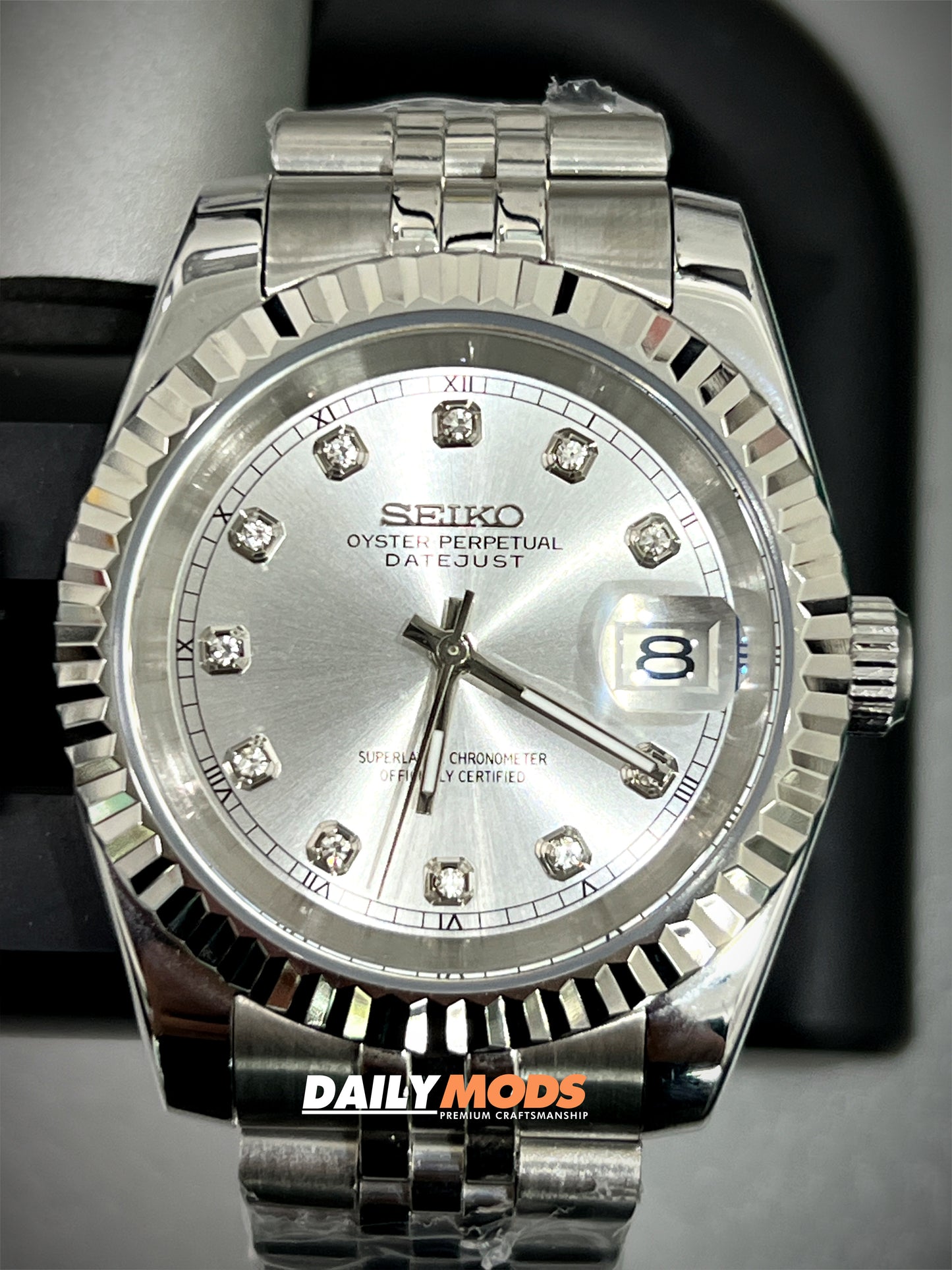 Datejust Silver Stud