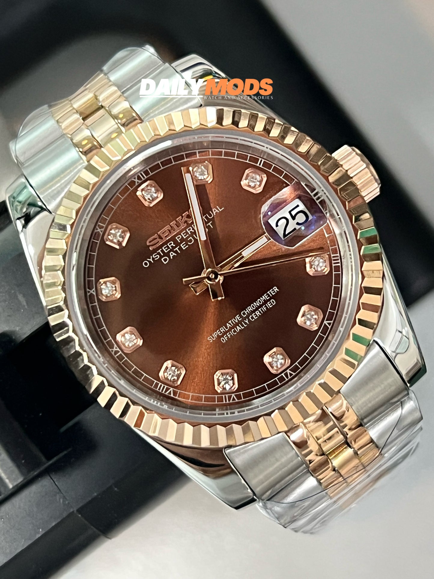 Two-Tone RG DJ Choco Stud