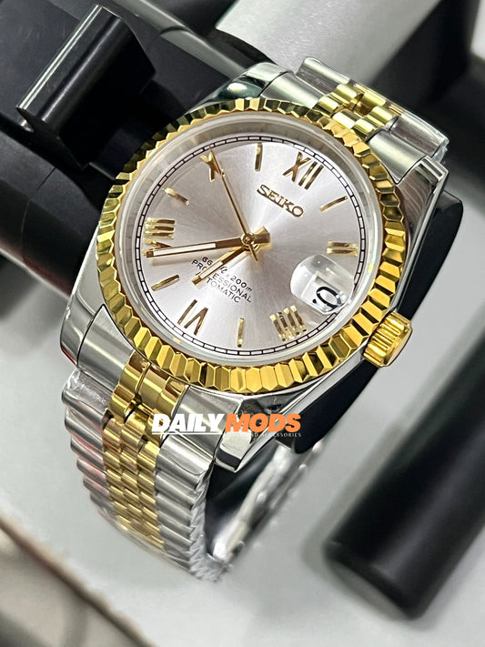Two-Tone DJ Silver Roman
