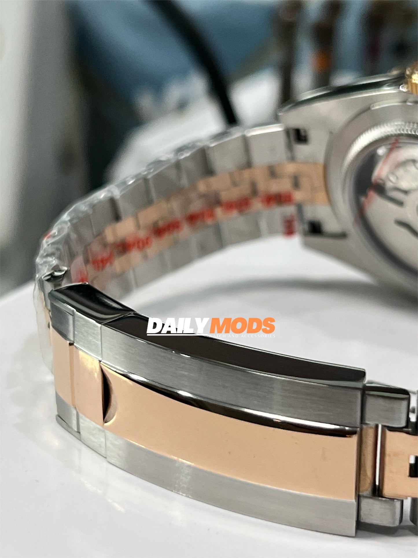 Two-Tone DJ RG Silver Stud